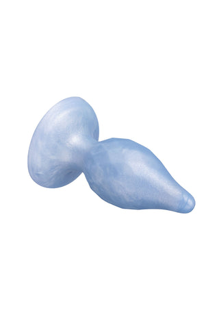 Silexd Fantasy Diamond Butt Plug, Facettiertes Design, Blau