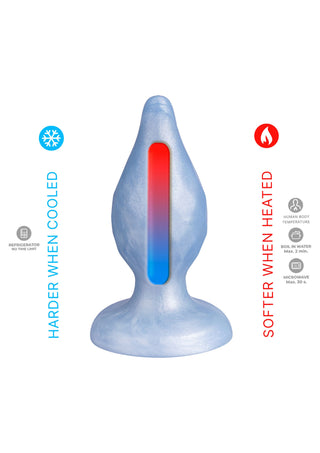 Silexd Fantasy Diamond Butt Plug, Facettiertes Design, Blau