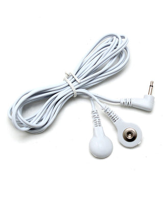 Rimba Kabel mit 2x Druckknopf auf 2,5mm Klinkenstecker