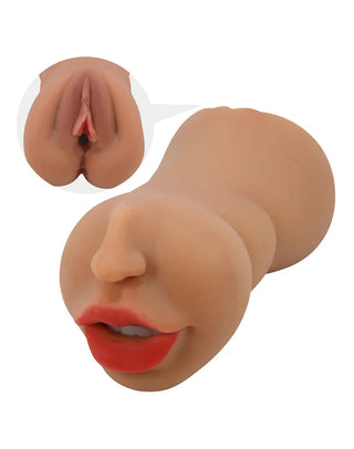 Crazy Bull - Zoey - Premium Dual Channel Masturbatur für Männer - Braun