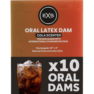 EXS Oral Dams Cola Flavoured (10pcs) Lecktücher