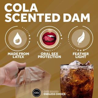 EXS Oral Dams Cola Flavoured (10pcs) Lecktücher