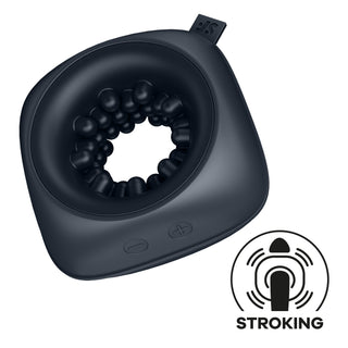 Satisfyer Ring Stroker Vibrations-Masturbator Schwarz