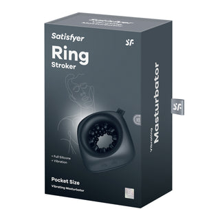 Satisfyer Ring Stroker Vibrations-Masturbator Schwarz