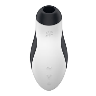 Satisfyer Orca Druckwellenvibrator, Kontaktlos, Wasserdicht, Schwarz-Weiss