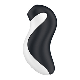 Satisfyer Orca Druckwellenvibrator, Kontaktlos, Wasserdicht, Schwarz-Weiss