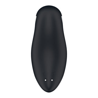 Satisfyer Orca Druckwellenvibrator, Kontaktlos, Wasserdicht, Schwarz-Weiss