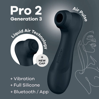 SATISFYER Pro 2 Generation 3 : Luftdruck- & Vibrations-Stimulation für intensivere Orgasmen