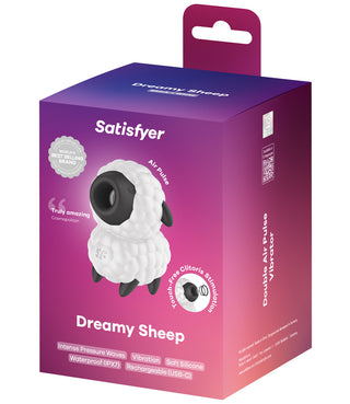 Satisfyer Dreamy Sheep Druckwellen-Vibrator in Weiß