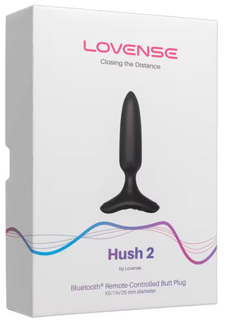 Lovense Hush 2 Anal-Vibrator App-gesteuert Bluetooth Schwarz