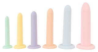 You2Toys Six in a Row 6-Teile Dildo-Set Pastellfarben