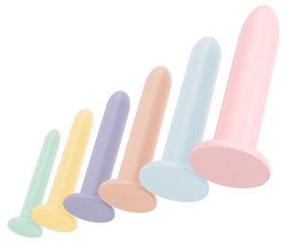 You2Toys Six in a Row 6-Teile Dildo-Set Pastellfarben