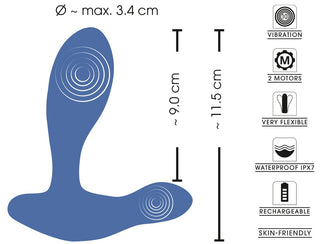 Flexible Butt Plug – Doppelmotoriger Analvibrator für intensive Stimulation