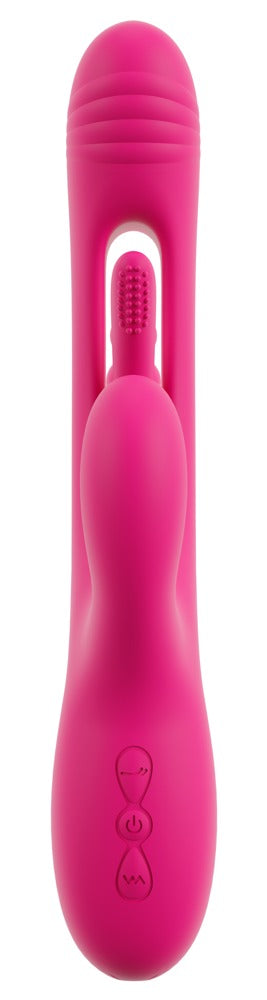 Sweet Smile Triple Vibe With Flicking Tongue Pink Wiederaufladbar