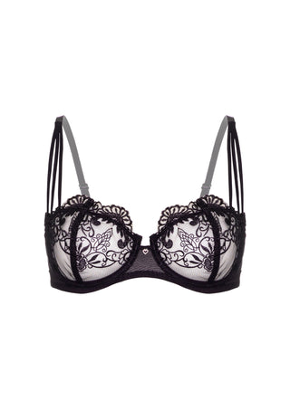 Royal Blue Avenue Very Sexy Bestickter BH mit Zierriemen