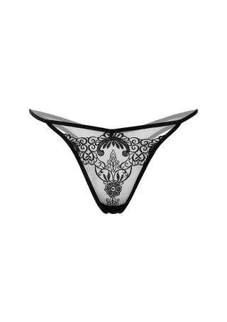 Very Sexy Bestickter Tanga mit Spitze