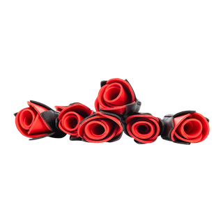 Rimba Bondage Play – Rosenpeitsche – Schwarz & Rot