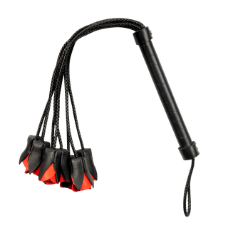 Rimba Bondage Play – Rosenpeitsche – Schwarz & Rot
