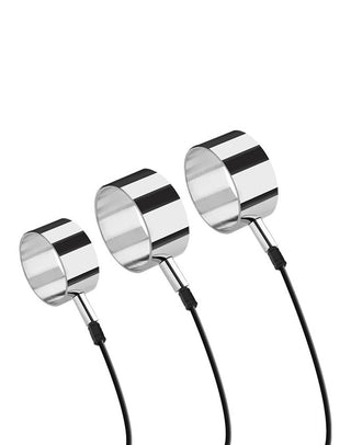 Rimba Elektro-Sex Aluminium Cock Ring-Set