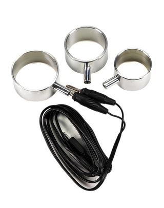 Rimba Elektro-Sex Aluminium Cock Ring-Set