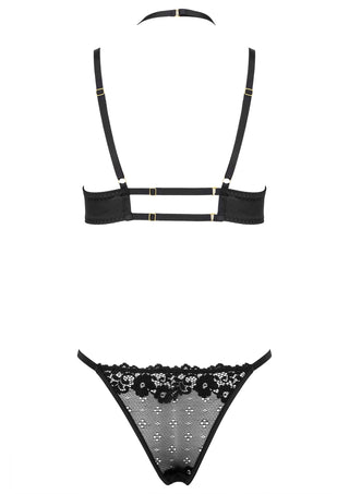 Kotek Lacina 2-Teiliges Dessous-Set mit Spitze und Satin
