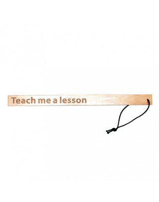 Rimba wooden paddle "Teach me a lesson"