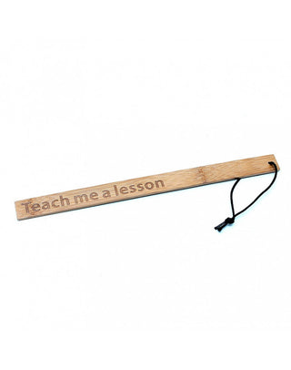 Rimba wooden paddle "Teach me a lesson"