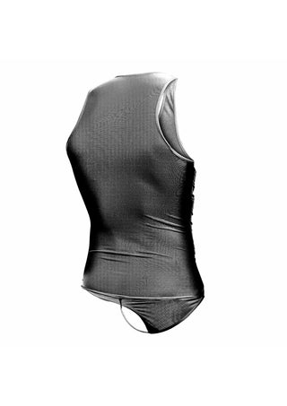 MOB Eroticwear Herren Sexy Durchsichtiger Mesh Spandex Body