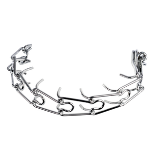 Rimba Bondage Play Metallhalsband Silber