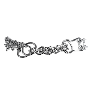 Rimba Bondage Play Metallhalsband Silber