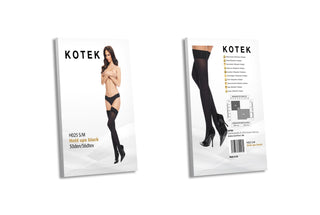 Kotek H025 Hold ups black 50den/56dtex