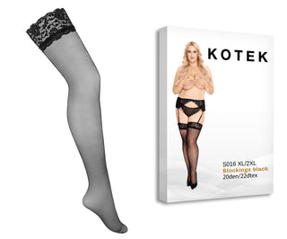 Kotek S016 Stockings black 20den/22dtex