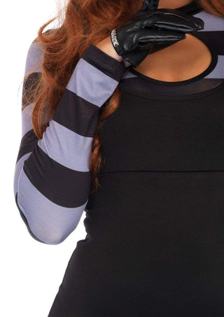Leg Avenue Damen Cat Burglar Romper Kostüm Schwarz
