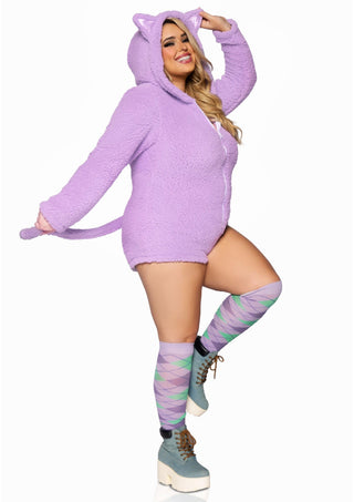 Leg Avenue Damen Cuddle Kitty Romper Katzenkostüm