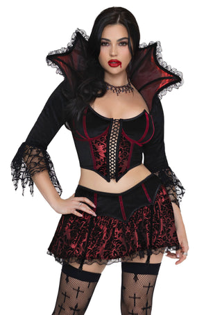 Leg Avenue Damen Love Bite Vampir Kleid Kostüm