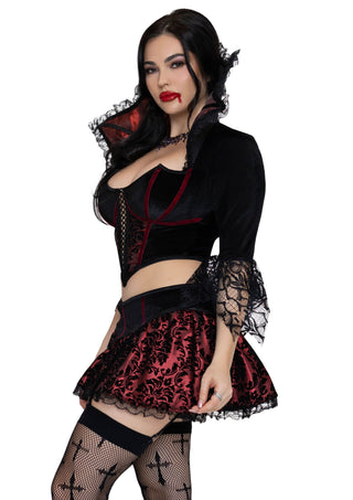 Leg Avenue Damen Love Bite Vampir Kleid Kostüm