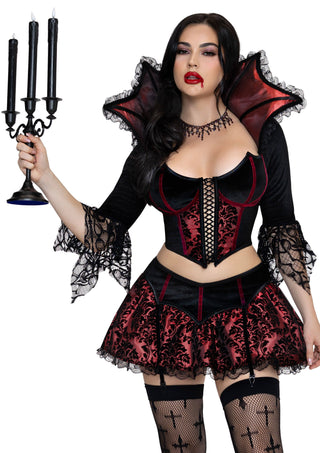 Leg Avenue Damen Love Bite Vampir Kleid Kostüm