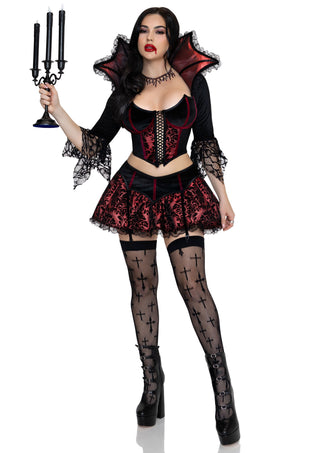 Leg Avenue Damen Love Bite Vampir Kleid Kostüm