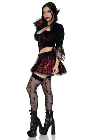 Leg Avenue Damen Love Bite Vampir Kleid Kostüm