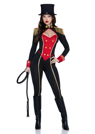 Leg Avenue Damen Commanding Ringmaster Catsuit Kostüm