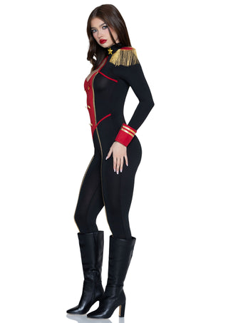 Leg Avenue Damen Commanding Ringmaster Catsuit Kostüm