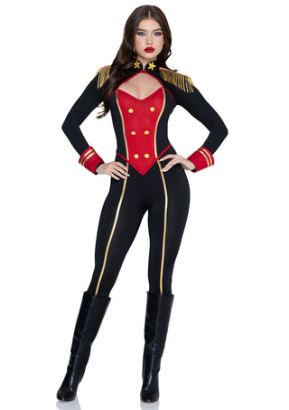 Leg Avenue Damen Commanding Ringmaster Catsuit Kostüm
