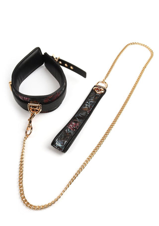Floral Jacquard Halsband & Leine von GEISHA