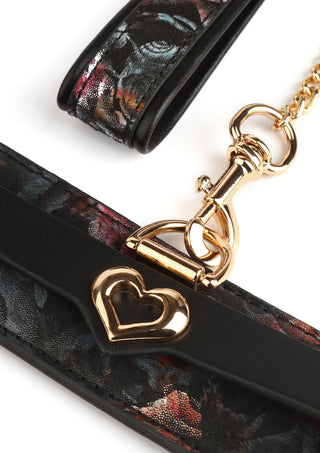 Floral Jacquard Halsband & Leine von GEISHA