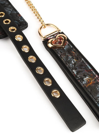 Floral Jacquard Halsband & Leine von GEISHA