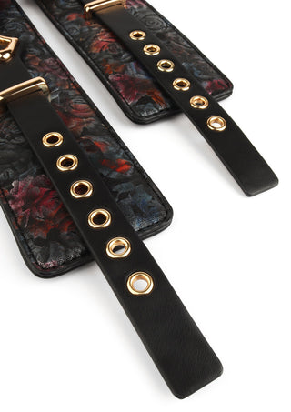 Geisha Floral Jacquard Handfesseln