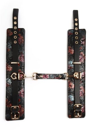 GEISHA Blumen-Jacquard Fußfesseln