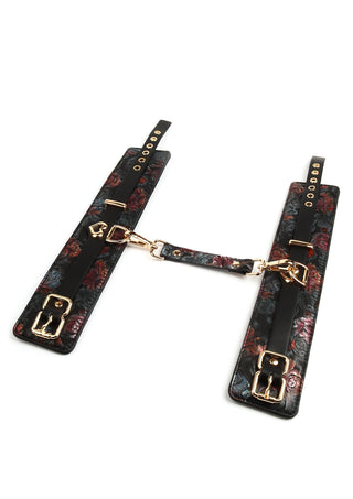 GEISHA Blumen-Jacquard Fußfesseln