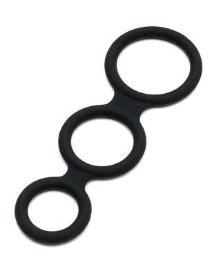 Rimba Latex Play Triple Cock Ring