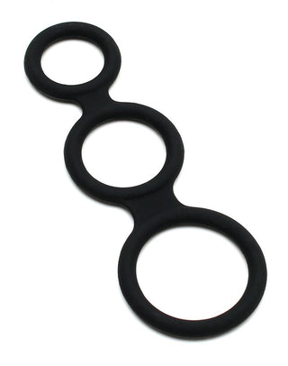 Rimba Latex Play Triple Cock Ring